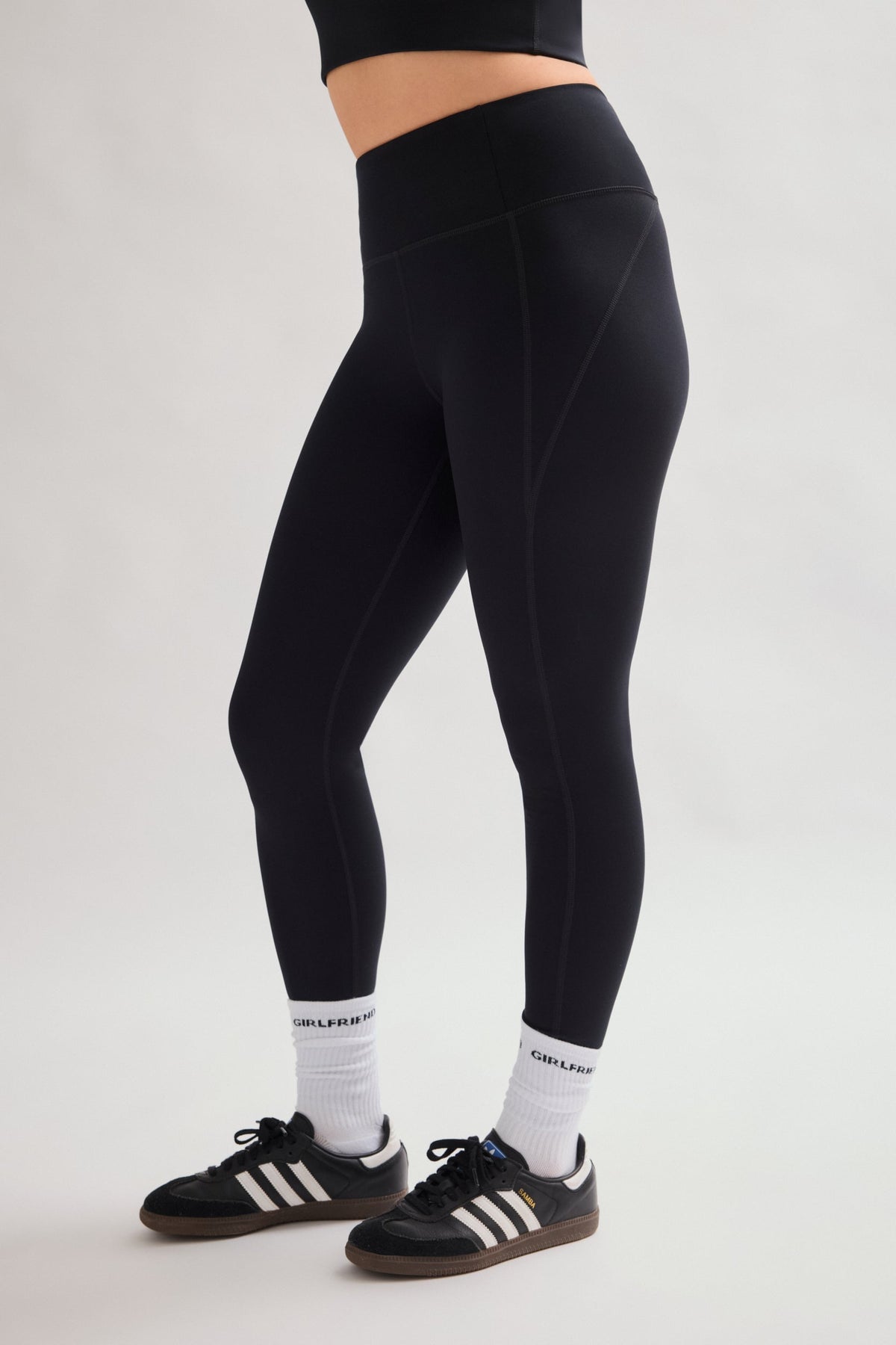 Black Compressive High-Rise Legging
