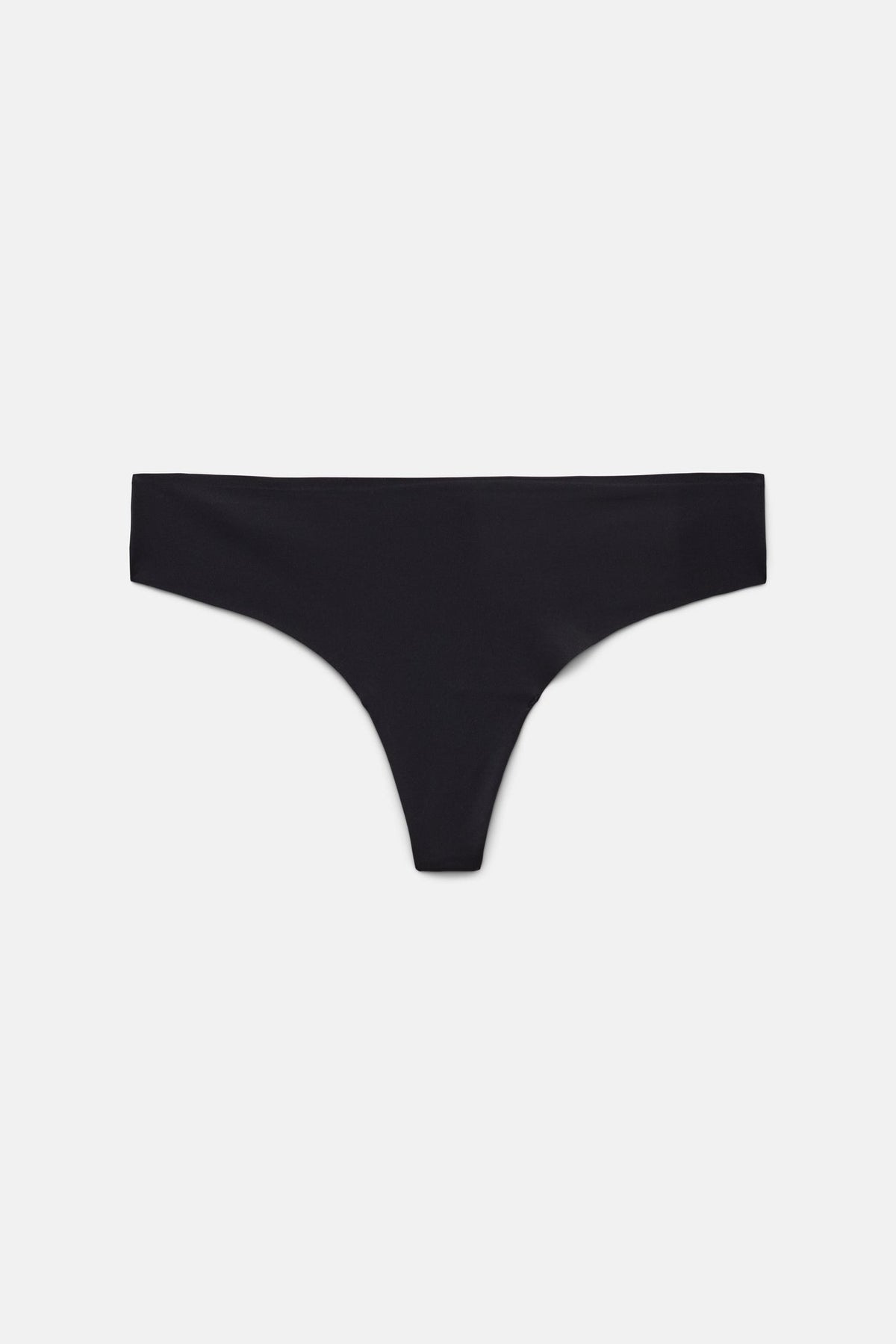 Black Sport Thong