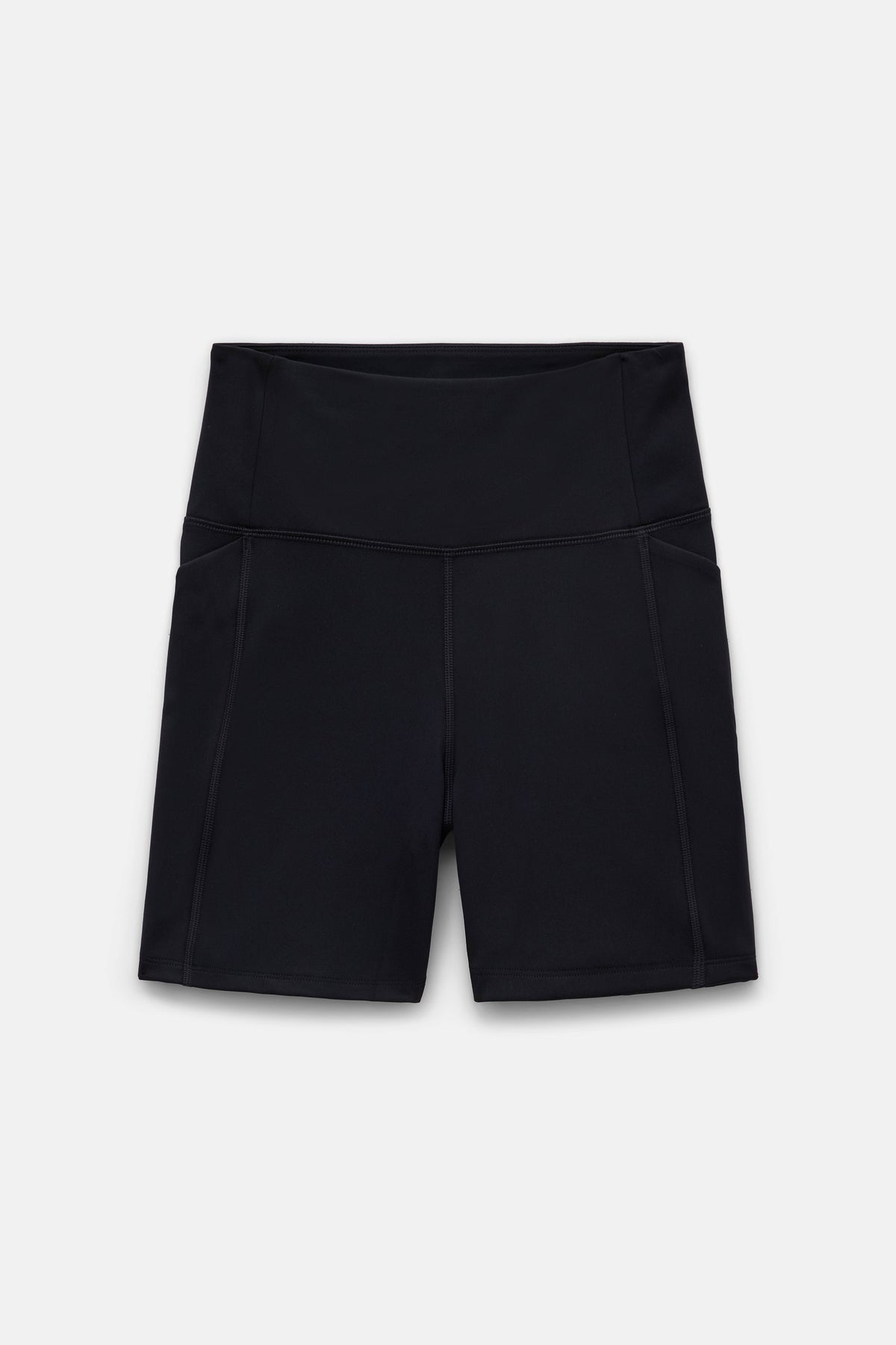 Black Compressive Pocket Run Short