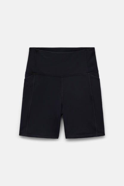 Black Compressive Pocket Run Short