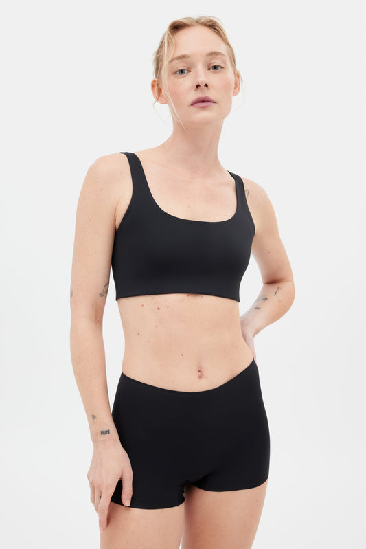 Black Scoop Bralette