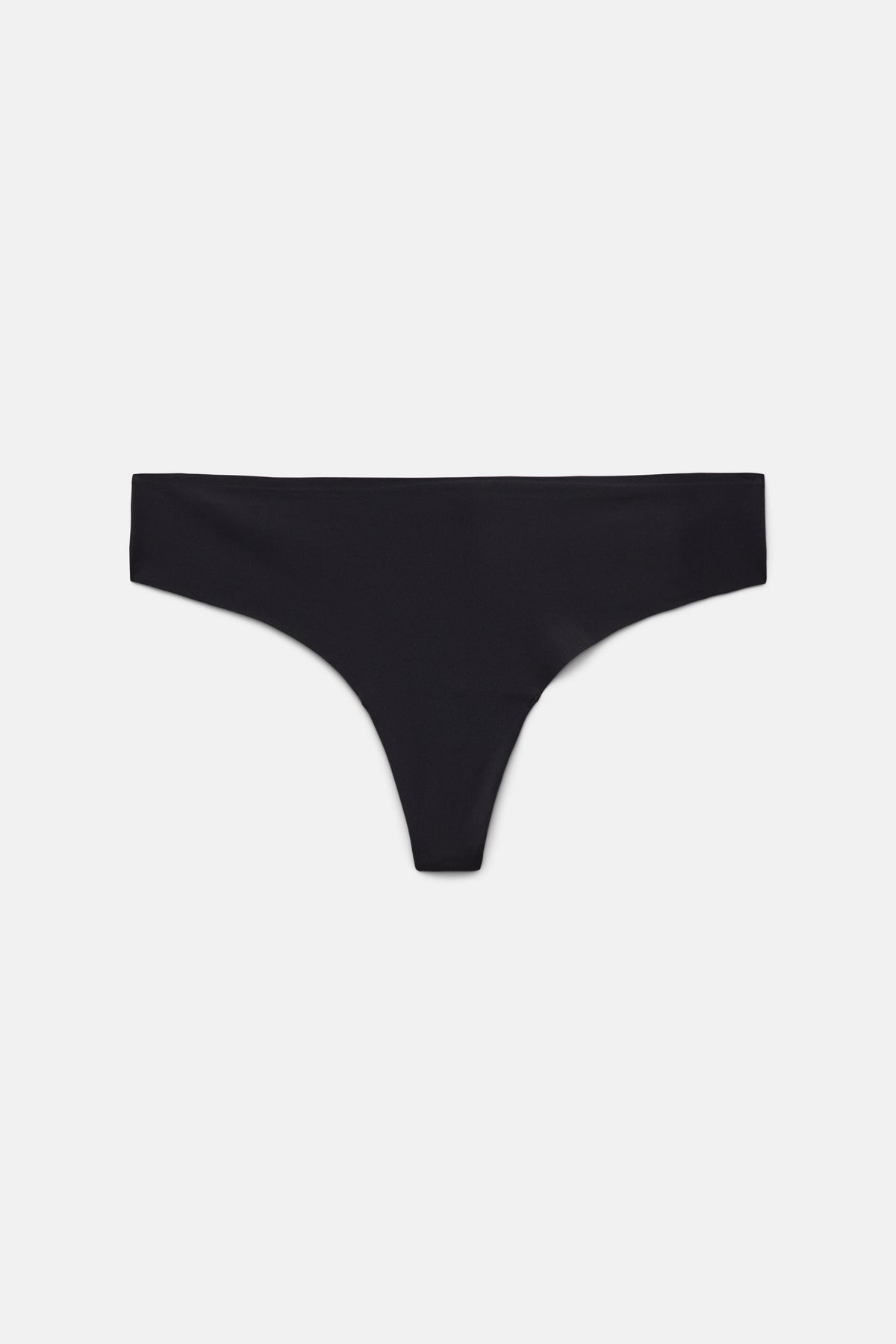 Black Sport Thong